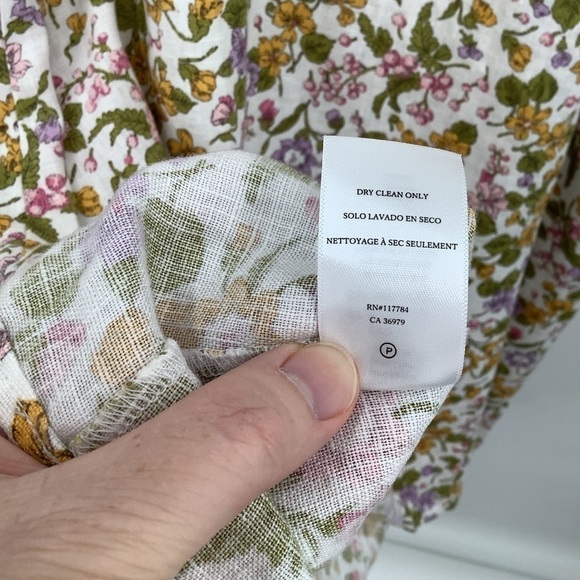 Rails Constance Linen Midi Dress Tansy Size Large Sun Dress Sundress Brunch NWT - Picture 15 of 15